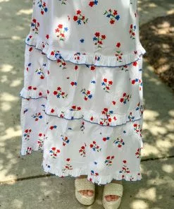 Olivia James The Label Lindsay Skirt (Hampton Floral)