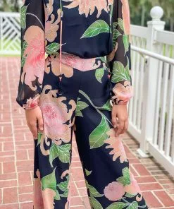 Trina Turk Parsley Pant (Multi Black) Bottoms