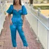 Amanda Uprichard Dresses Santucci Jumpsuit (Maui)
