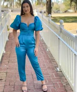 Amanda Uprichard Dresses Santucci Jumpsuit (Maui)