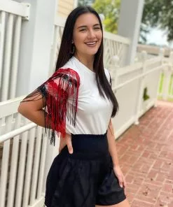 Joy Joy Bottoms Oliva Smock Waist Skort