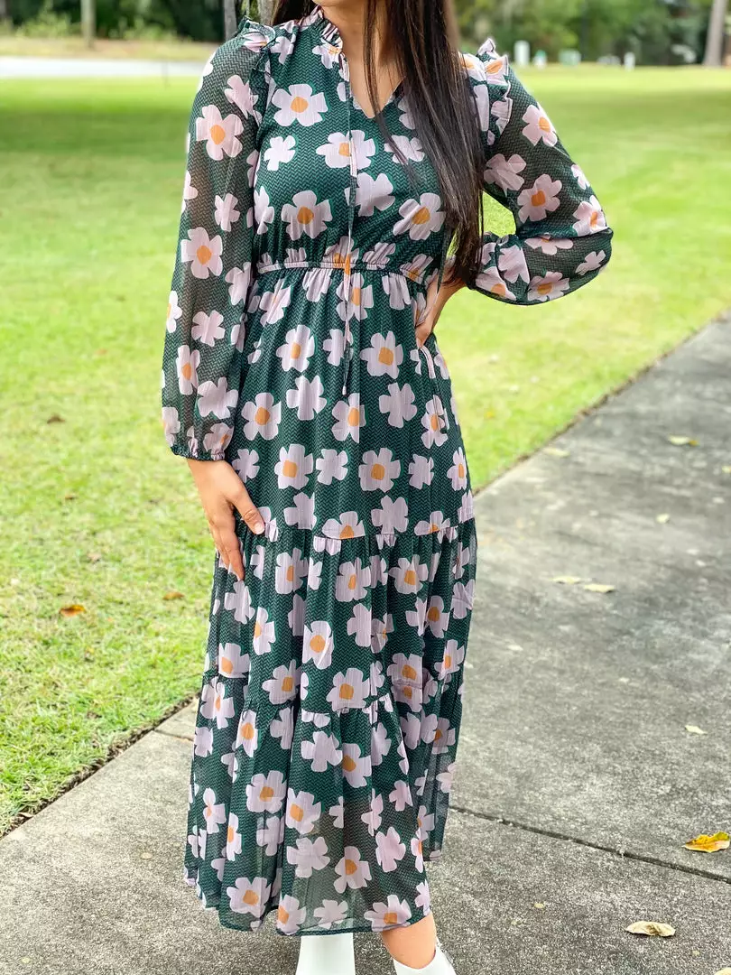 Joy Joy Tiered Maxi (Floral) Dresses 5 Joy Joy Tiered Maxi (Floral) Dresses