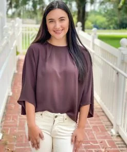 Trina Turk Substance Top (Brunette)