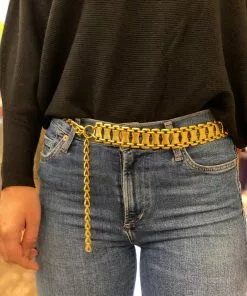 Only Options Matte Gold Chain Belt