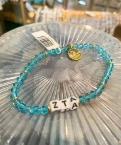 Little Words Project Custom Crystal Aqua Bohemica (ZTA) Jewelry