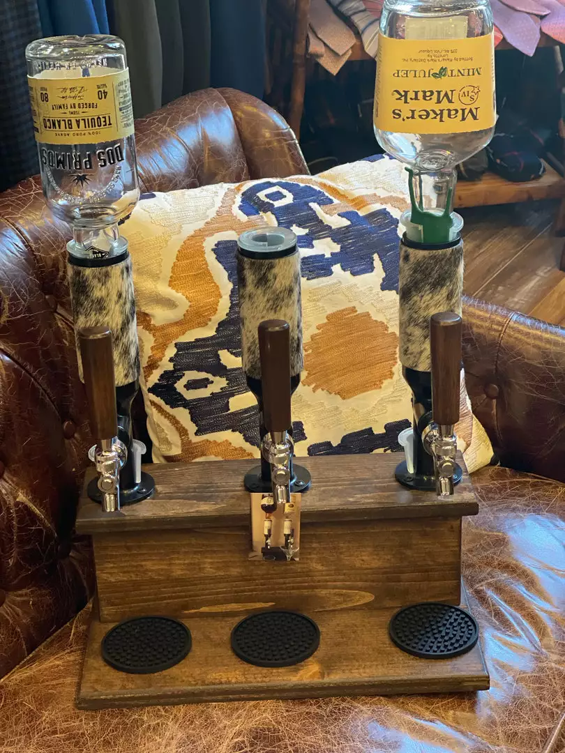 Only Options Triple Wood Cowhide Tap 3 Only Options Triple Wood Cowhide Tap