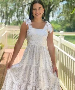 Emily Mccarthy Dresses Bow Midi (Starry Night)