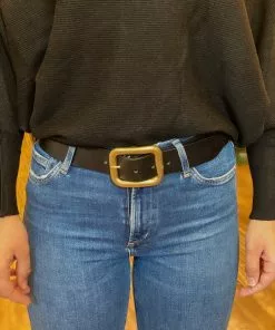 Only Options Black With Light Gold Belt Accessories