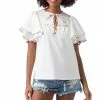 Crosby By Mollie Burch Nadine Top (White)
