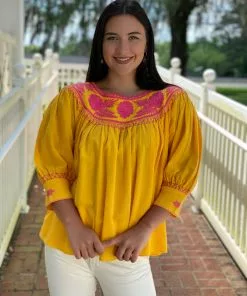 Ivy Jane Tops Teresa Top (Marigold)