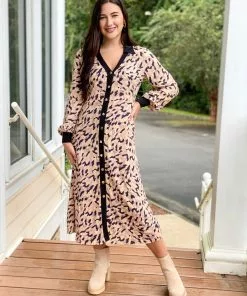 Fresha London Mercedes Dress (Brush Animal)