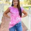 Amanda Uprichard Jupiter Top (Pink Swirl)