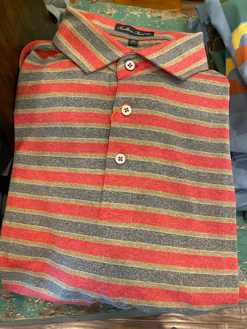Southern Point Tops Performance Polo (True Red) 3 Southern Point Tops Performance Polo (True Red)