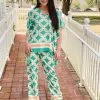 OO Boutique Palazzo Pant (Geo Print) Bottoms