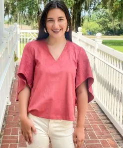 Anna Cate Tops Nina Top (Garnet)