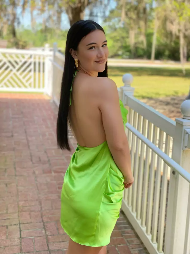 Amanda Uprichard Ferraro Dress (Apple) 4 Amanda Uprichard Ferraro Dress (Apple)