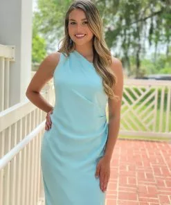 Trina Turk Poem Dress (Sky)