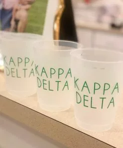 Only Options Gifts For Her Frosted Cups "Kappa Delta" (Set Of 10)