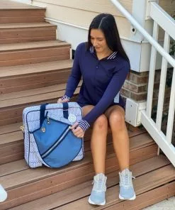 Southern Tide Viviette Performance Full Zip (Nautical Navy) Outerwear