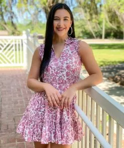 Anna Cate Morgan Dress (Hot Pink) Dresses