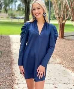 Anna Cate Dresses Alyssa Dress (Navy Blazer)