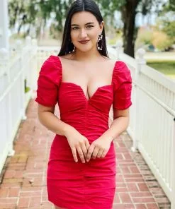 Amanda Uprichard Skylark Dress (Scarlet) Dresses