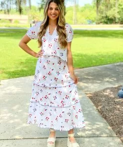 Olivia James The Label Lindsay Skirt (Hampton Floral)