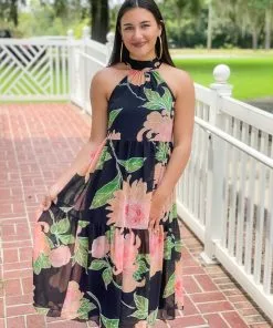 Trina Turk Immeasurable 2 Dress (Multi Black)