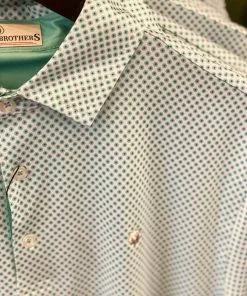 Cotton Brothers Performance Polo (White/Mist)