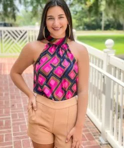 Trina Turk Kathleen Top (Multi) Tops