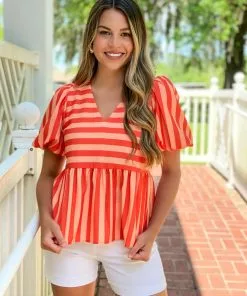 Crosby By Mollie Burch Jackie Top (Beach Stripe)