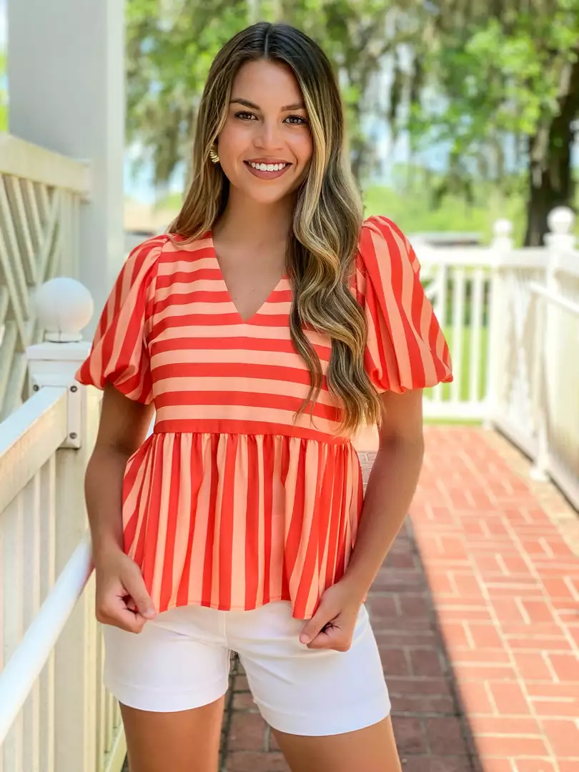 Crosby By Mollie Burch Jackie Top (Beach Stripe) 3 Crosby By Mollie Burch Jackie Top (Beach Stripe)