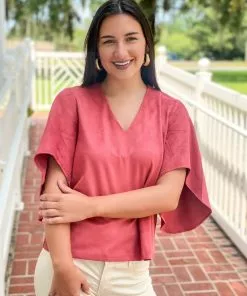 Anna Cate Tops Nina Top (Garnet)