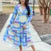 BTFL Dresses Multi Colored Dress
