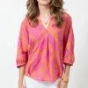 Ivy Jane Tops Stitch In Time Top (Hot Pink)
