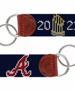 Smathers & Branson Atlanta Braves 2021 World Series Key Fob (Dark Navy) Gifts For Him