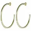 Sheila Fajl Liana Hoops Polished Gold