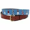 Smathers & Branson Accessories Lighthouses Belt (Cornflower)