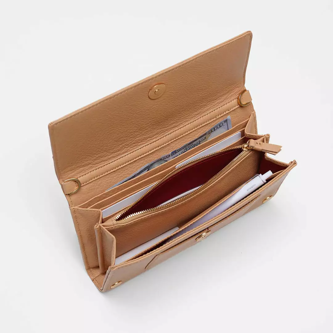 Hammitt AJ Crossbody Clutch (Barely Tan) Accessories 4 Hammitt AJ Crossbody Clutch (Barely Tan) Accessories