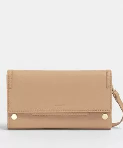 Hammitt AJ Crossbody Clutch (Barely Tan) Accessories