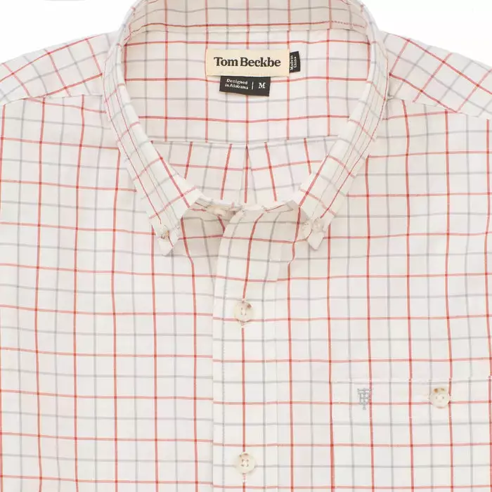 Tom Beckbe Tops Poplin Shirt (Alloy/Ecru) 4 Tom Beckbe Tops Poplin Shirt (Alloy/Ecru)