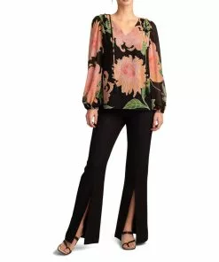 Trina Turk Watson Top (Multi Black) Tops