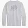 Southern Tide Tops Ouotdoorman Skip Jack Fill Tee (Seagull Grey)