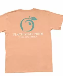 Peach State Pride Classic Stay Southern Short Sleeve Tee (Peach)