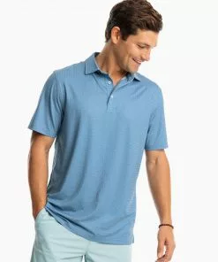 Southern Tide Driver Pine Ridge Perf Polo (Multiple Colors) Tops