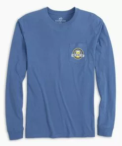 Southern Tide Quality Bew Tee (Pompeii Blue) Tops