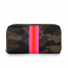 Haute Shore Cash Showoff Wallet (Green Camo/Pink Orange Stripes) Accessories