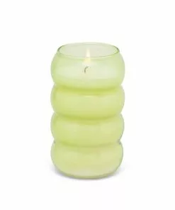 Paddywax Realm 12 Oz Green Bubble Candle (Green Tea & Melon)