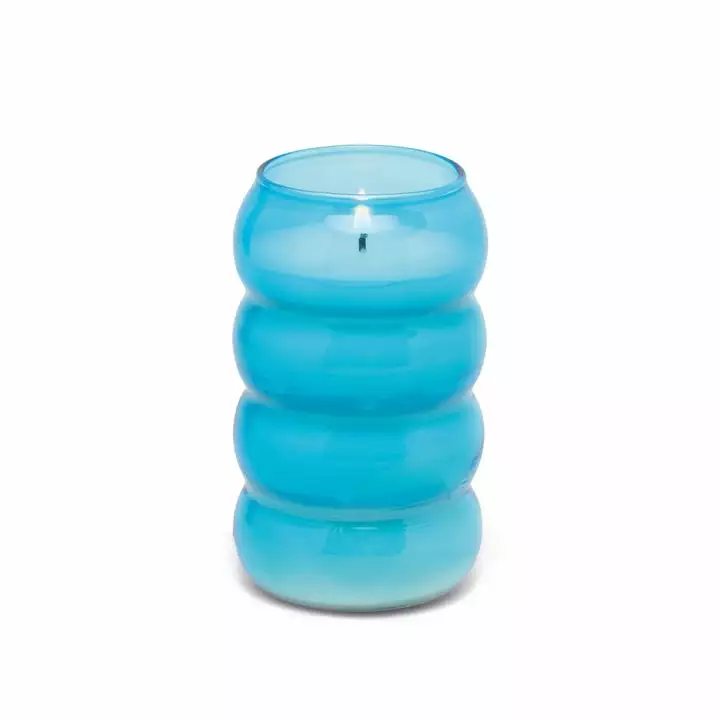 Paddywax Realm 12 Oz Blue Bubble Candle (Driftwood & Misted Fog) 3 Paddywax Realm 12 Oz Blue Bubble Candle (Driftwood & Misted Fog)