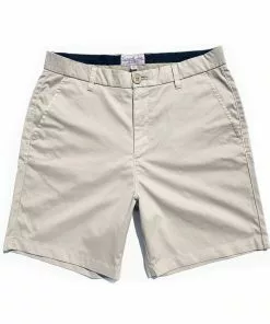 Coastal Cotton Bottoms Performance Tour Short 7" (Sandstone)